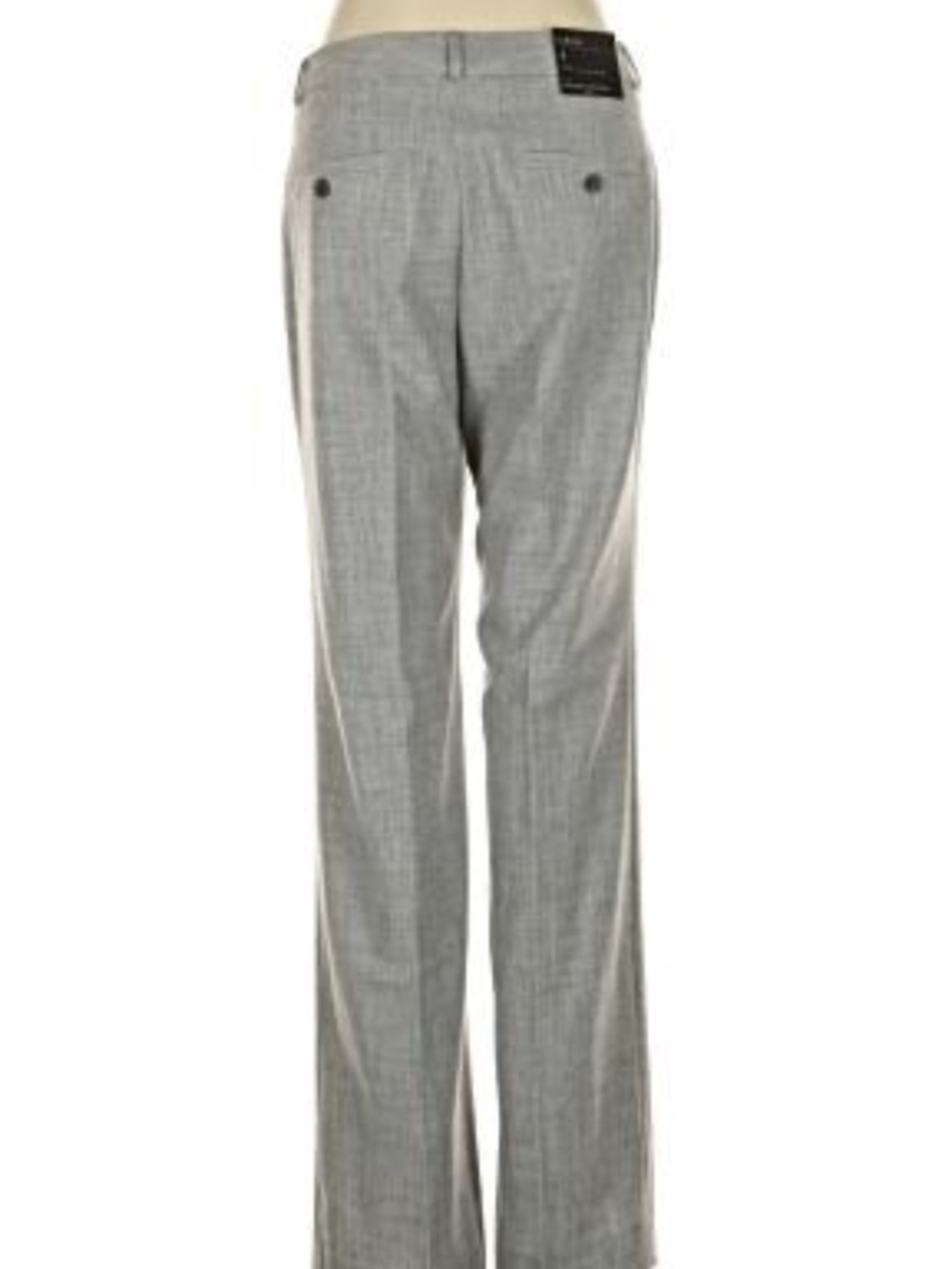 Banana Republic Factory Women's Gray Straight-Leg Dress Pants - Picture 3 of 6